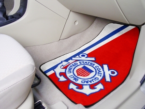 United States Coast Guard 2pc Car Floor Mats
