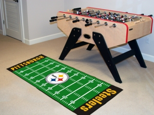 Pittsburgh Steelers 29.5" x 72" NFL Office/House Football Field Floor Runner