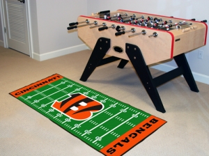 Cincinnati Bengals 29.5" x 72" NFL Football Office/House Floor Mat