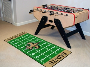 New Orleans Saints 29.5" x 72" NFL Office/House Football Field Floor Runner