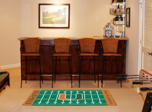 Miami Hurricanes 29.5" x 72" NCAA Office/House Football Field Floor Runner