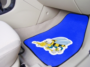 NAVY Seabees 2pc Carpet Car Floor Mats
