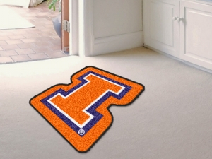 Illinois Fighting Illini Mascot Cut-Out Floor Mat