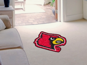 Louisville Cardinals Mascot Cut-Out Floor Mat