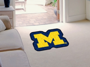 Michigan Wolverines Mascot Cut-Out Floor Mat
