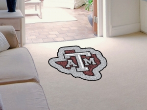 Texas A&M Aggies Mascot Cut-Out Floor Mat