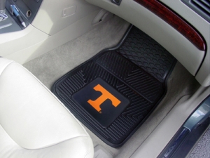 Tennessee Volunteers Premium All Weather 2pc Rubber Car Floor Mats