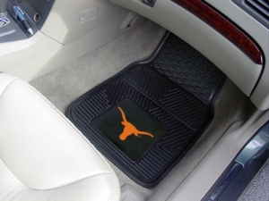 Texas Longhorns Premium All Weather 2pc Rubber Car Floor Mats