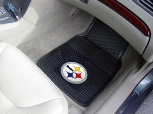 Pittsburgh Steelers Premium All Weather 2pc Rubber Car Floor Mats
