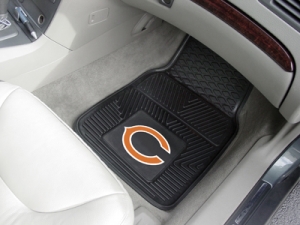 Chicago Bears Premium All Weather 2pc Rubber Car Floor Mats