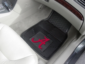 Alabama Crimson Tide Premium All Weather 2pc Rubber Car Floor Mats