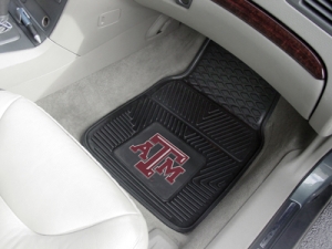 Texas A&M Aggies Premium All Weather 2pc Rubber Car Floor Mats