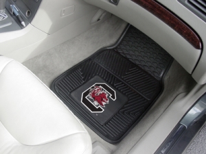 South Carolina Gamecocks Premium All Weather 2pc Rubber Front Floor Mats