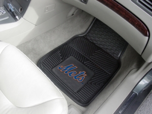 New York Mets Premium All Weather 2pc Rubber Car Floor Mats