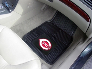Cincinnati Reds Premium All Weather 2pc Rubber Car Floor Mats