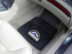 Colorado Rockies Premium All Weather 2pc Rubber Car Floor Mats