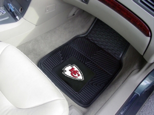 Kansas City Chiefs Premium All Weather 2pc Rubber Car Floor Mats