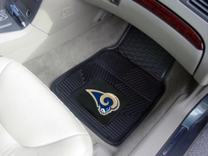 St. Louis Rams Premium All Weather 2pc Rubber Car Floor Mats