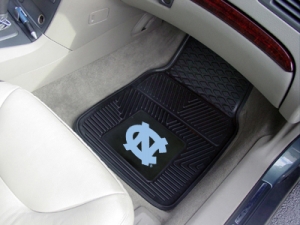 North Carolina Tar Heels Premium All Weather 2pc Rubber Front Floor Mats