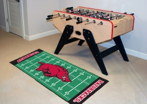 Arkansas Razorbacks 29.5" x 72" NCAA Office/House Football Field Floor Runner