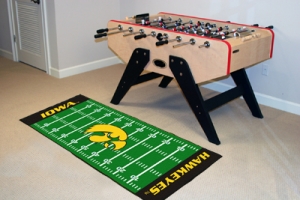 Iowa Hawkeyes 29.5" x 72" Floor House/Office Runner Football Mat