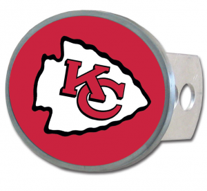 Kansas City Chiefs NFL Oval Hitch Cover