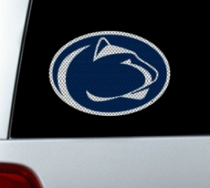 Penn State Nittany Lions NCAA Logo Glass Tatz ""Cutz"" Window Graphic/Decals