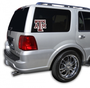 Texas A&M Aggies NCAA Logo Glass Tatz ""Cutz"" Window Graphic/Decal