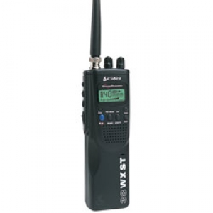 Cobra 40 Channel Hand Held CB Radio with Weather and Soundtracker