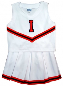 Illinois Fighting Illini NCAA College Youth Cheerleading Outfits-FREE SHIPPING
