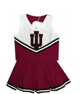 Indiana Hoosiers NCAA College Youth Cheerleading Outfits-FREE SHIPPING