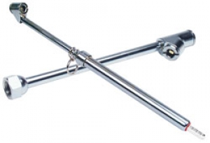 Road Pro 11.5" Dual Foot Tire Gauge & 7" Straight-On Dual Foot Air Chuck 2-Pc Value Pack