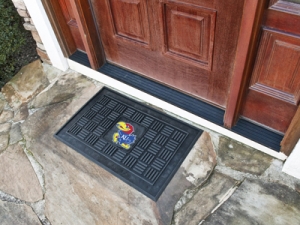 Kansas Jayhawks 19" x 30" Vinyl Front Door Welcome Mat
