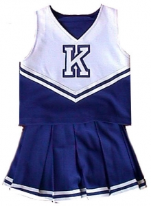 Kentucky Wildcats NCAA College Youth Cheerleading Outfits-FREE SHIPPING