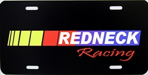 Redneck Racing License Plate