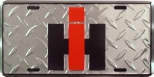 International Harvester Diamond Plate License Plate