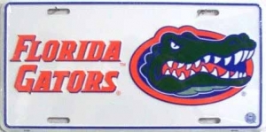 Florida Gators Aluminum License Plate