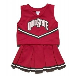 Ohio State Buckeyes NCAA College Youth Cheerleading Outfits-FREE SHIPPING