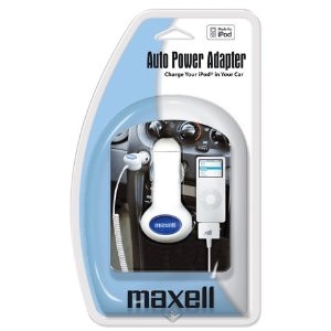 Maxell P-11 Auto Power iPod Adapter Charger-CLOSEOUT