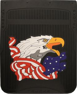 Patriotic American Eagle 24" x 30" Fiberglass Rubber Semi Truck Mud Flaps-Pair