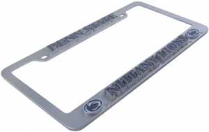 Penn State Nittany Lions NCAA Chrome 3D License Plate Tag Frame