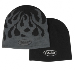 Peterbilt Motors Reversible Flames Beanie Cap