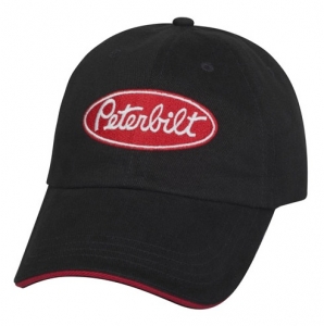 Peterbilt Motors Black Sandwich Bill Cap