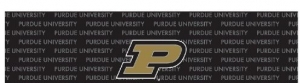 Purdue Boilermakers NCAA Logo "Glass Tatz Visorz" Front Windshield Graphic/Decal