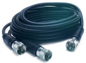 RoadPro 18' CB Antenna Co-Phase Coax Cable w/ (3) PL-259 Connectors