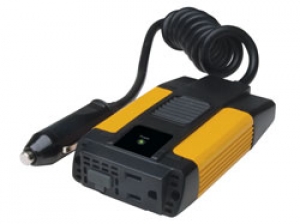 PowerDrive 100 Watt DC to AC Power Inverter w/USB Port & Coiled Power Cord
