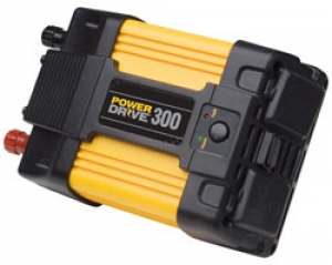 PowerDrive 300 Watt DC to AC Power Inverter with USB Port & 2 AC Outlets