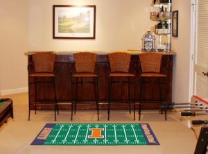 Illinois Fighting Illini 29.5" x 72" NCAA Office/House Floor Runner