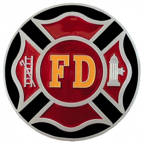 FireFighter Fire Department Logo Hitch Cover