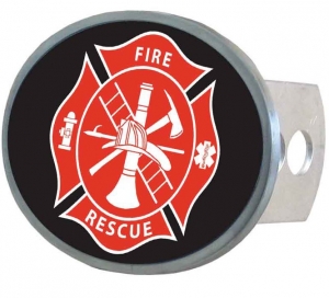 American FireFighter Oval Hitch Cover
